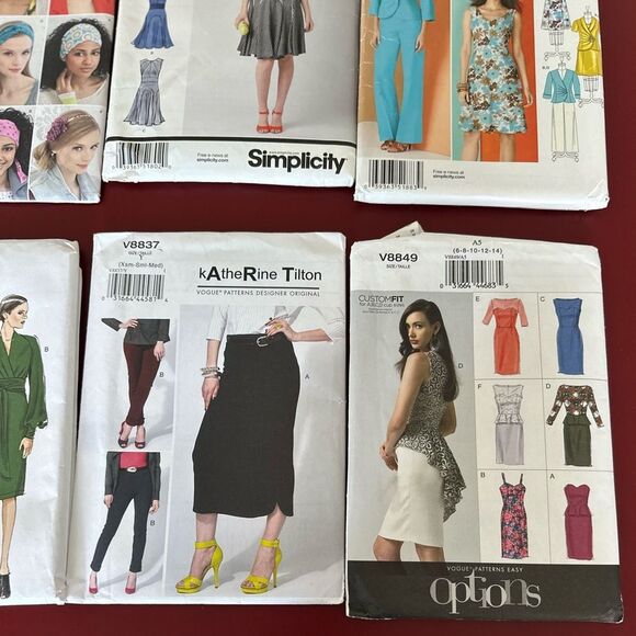 2012 Vogue, Butterick, McCall’s, Simplicity & Kwik Sew Sewing Patterns lot of 12 - Picture 7 of 7